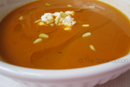 roasted red pepper soup 1