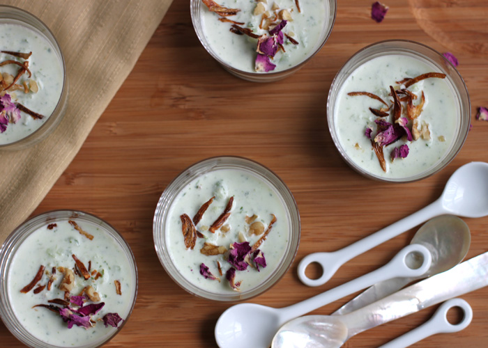 Persian cucumber soup 