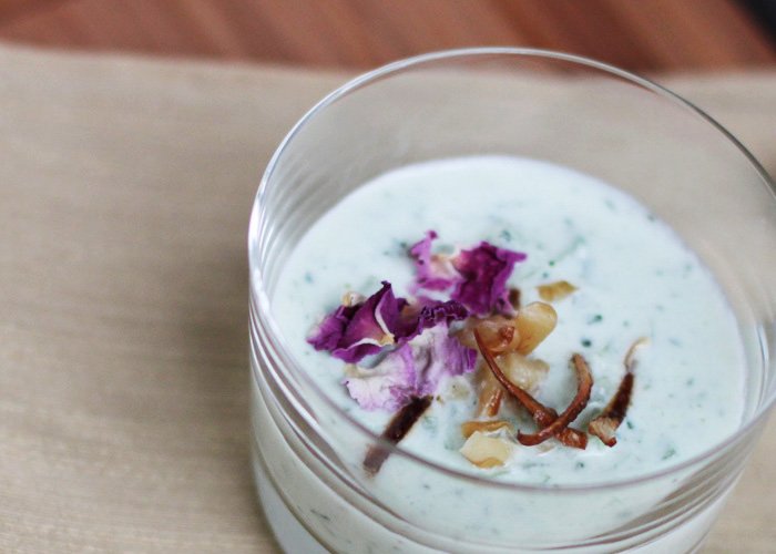 Persian cucumber soup 