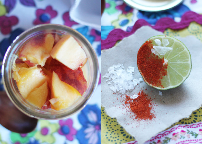 peach salad