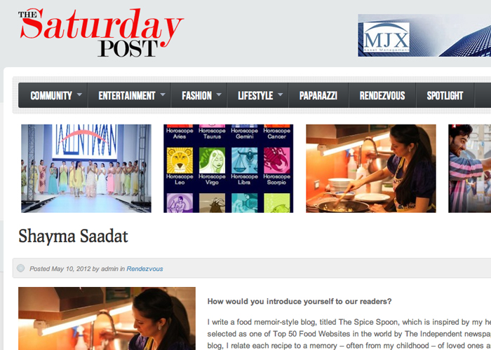 Saturday Post Interview