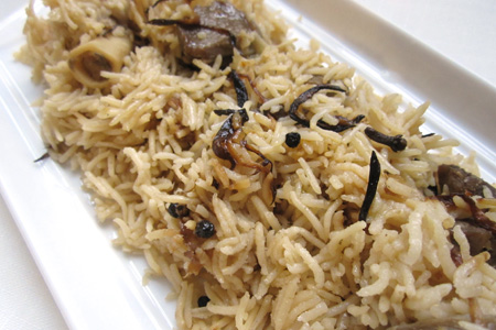 Aromatic Rice Pilaf Yakhni Pulao In The Pakistani Afghan Manner